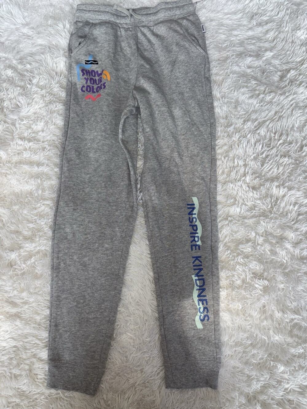 Crayola by Kohl's kids sz. M gray joggers. New w/tags. Cute, soft